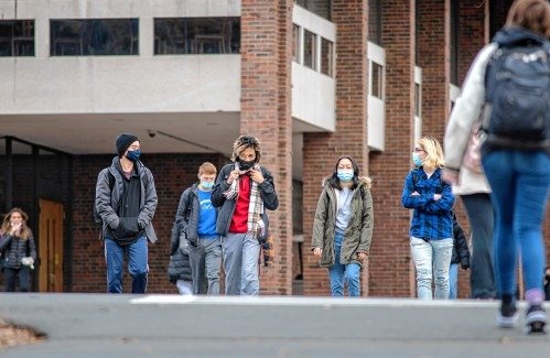 Five Colleges want better masks — three delay in-person return