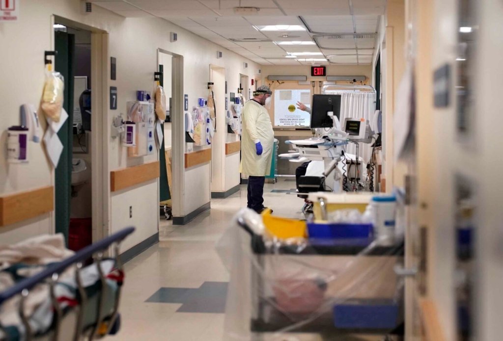 COVID-19 hospitalizations remain high, even as wastewater data points to decline