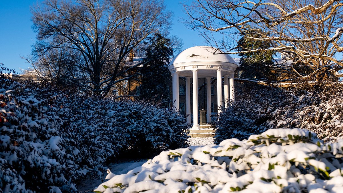 The Old Well in the snow.