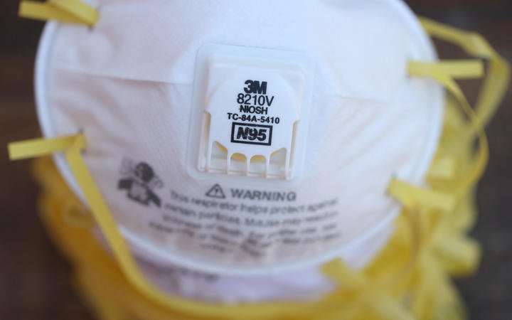 3M brand N95 particulate respirators are displayed on a table on July 28, 2020 in San Anselmo, California.