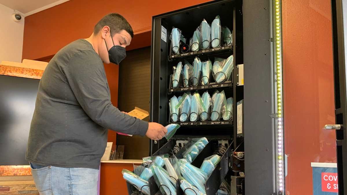 New Mexico pueblo gets creative with face mask vending machine