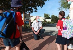 Covid-19: School's make-do attitude to mask mandate on first day back